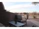 Patio furniture with mountain views in the background at 9219 S 185Th Ave, Goodyear, AZ 85338