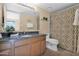 Clean bathroom with granite vanity and updated fixtures at 11333 N 92Nd St # 2061, Scottsdale, AZ 85260