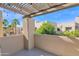 Private balcony with pergola and views of the complex at 11333 N 92Nd St # 2061, Scottsdale, AZ 85260