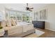 Main bedroom with large window and neutral decor at 12952 W Eagle Ridge Ln, Peoria, AZ 85383