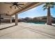 Relaxing pool area with spacious patio at 13611 W Merrell St, Avondale, AZ 85392