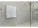 Clean shower with modern tile and glass enclosure at 18610 W Alice Ave, Waddell, AZ 85355