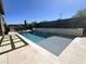 Gorgeous pool with travertine pavers and zero entry; the perfect spot for cooling off in style at 23448 N 76Th Pl, Scottsdale, AZ 85255