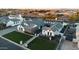 Expansive aerial view of the property showcasing lush landscaping, modern architecture, and neighborhood setting at 2752 E Pelican Ct, Gilbert, AZ 85297