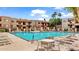 Inviting community pool with ample seating at 3031 N Civic Center Plz # 317, Scottsdale, AZ 85251