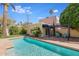 Expansive pool area with pergola and ample space for lounging at 320 W Cypress St, Phoenix, AZ 85003