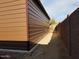 Exterior of the storage shed, showing metal siding and concrete foundation at 44311 N 1St Dr, New River, AZ 85087