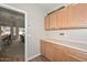 Well-organized pantry featuring ample cabinet space and countertop for easy storage at 5184 W Del Rio St, Chandler, AZ 85226