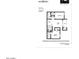 A detailed floorplan of a two-bedroom, two-bath home with a spacious living room and patio at 5877 N Granite Reef Rd # 1160, Scottsdale, AZ 85250