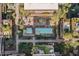 Complex with pool, courtyard, and lush landscaping at 7117 E Rancho Vista Dr # 3010, Scottsdale, AZ 85251