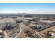 Aerial view of shopping center and surrounding area at 7117 E Rancho Vista Dr # 3010, Scottsdale, AZ 85251