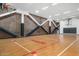 Indoor basketball court with hardwood flooring at 7117 E Rancho Vista Dr # 3010, Scottsdale, AZ 85251