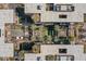 Aerial view of a lush courtyard with a putting green at 7117 E Rancho Vista Dr # 3010, Scottsdale, AZ 85251