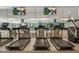 Modern gym with treadmills and views of the pool at 7117 E Rancho Vista Dr # 3010, Scottsdale, AZ 85251