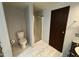 Clean bathroom with shower and toilet at 8103 E Southern Ave # 84, Mesa, AZ 85209