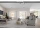 Virtually staged living room featuring modern furniture and a cozy atmosphere at 8773 W Pineveta Dr, Arizona City, AZ 85123