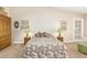 Bedroom with carpet, ceiling fan, and ample closet space at 9555 W Escuda Dr, Peoria, AZ 85382