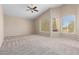 Large main bedroom with ample space and plenty of natural light at 968 S Western Skies Dr, Gilbert, AZ 85296