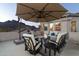 Rooftop patio with seating area and mountain views at 10196 E Legend Trl, Gold Canyon, AZ 85118