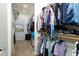 Large walk-in closet with plenty of shelving and hanging space at 10196 E Legend Trl, Gold Canyon, AZ 85118