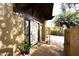 Front entry with tile flooring and wrought iron gate at 11074 E Yucca St, Scottsdale, AZ 85259