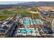 Large community pool and surrounding amenities viewed from above at 11444 N Northfield St, Surprise, AZ 85388