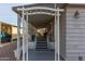 Covered patio with lattice, providing a shaded outdoor space at 205 S Higley Rd # 189, Mesa, AZ 85206