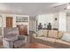 Relaxing living room with comfortable seating and wood flooring at 205 S Higley Rd # 189, Mesa, AZ 85206