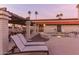 Community pool and spa with covered seating area at 205 S Higley Rd # 189, Mesa, AZ 85206