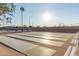 Expansive shuffleboard courts with ample seating at 205 S Higley Rd # 189, Mesa, AZ 85206