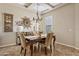 Formal dining room with chandelier and stylish furniture at 2867 E Citadel Ct, Gilbert, AZ 85298