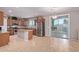 Kitchen with island, stainless steel appliances, and granite countertops at 32211 N Lepa Dr, San Tan Valley, AZ 85144