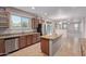 Kitchen with island, stainless steel appliances, and granite countertops at 32211 N Lepa Dr, San Tan Valley, AZ 85144