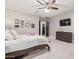 Bright bedroom featuring a king-size bed and ample floor space at 3503 E Princeton Ct, Gilbert, AZ 85234