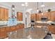 Gourmet kitchen featuring stainless steel appliances and granite countertops at 3503 E Princeton Ct, Gilbert, AZ 85234