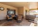 Relaxing patio with seating area and hot tub at 3503 E Princeton Ct, Gilbert, AZ 85234
