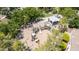 Overhead view of a playground with play structures and shaded seating at 3503 E Princeton Ct, Gilbert, AZ 85234