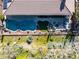 Aerial view showcasing a private pool and backyard oasis at 41717 N Moss Springs Ct, Anthem, AZ 85086