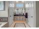 Bathroom with a vanity and under-cabinet lighting at 41717 N Moss Springs Ct, Anthem, AZ 85086
