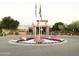 Community center with landscaping and flag display at 41717 N Moss Springs Ct, Anthem, AZ 85086