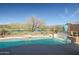 Relaxing freeform pool and waterfall feature at 41717 N Moss Springs Ct, Anthem, AZ 85086