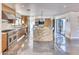 Spacious modern kitchen with a large island and stainless steel appliances at 5826 E Indian Bend Rd, Paradise Valley, AZ 85253