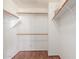 Spacious walk-in closet with ample shelving and hanging space at 6535 E Superstition Springs Blvd # 124, Mesa, AZ 85206
