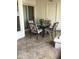 Outdoor patio with seating area for four at 8140 N 107Th Ave # 99, Peoria, AZ 85345