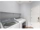 Clean laundry room with modern washer and dryer appliances at 846 W Kroll Ave, Gilbert, AZ 85233