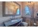 Stylish bathroom with granite vanity and tile flooring at 15302 E Lotus Ln, Fountain Hills, AZ 85268