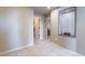 Elegant hallway with tile flooring and niche detail at 15302 E Lotus Ln, Fountain Hills, AZ 85268