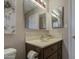 Bathroom with vanity and mirror at 1555 W 7Th Pl, Mesa, AZ 85201