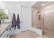 Clean bathroom with a large walk-in shower and built-in seat at 15550 S 5Th Ave # 240, Phoenix, AZ 85045