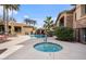 Community spa and pool area with surrounding landscaping at 15550 S 5Th Ave # 240, Phoenix, AZ 85045